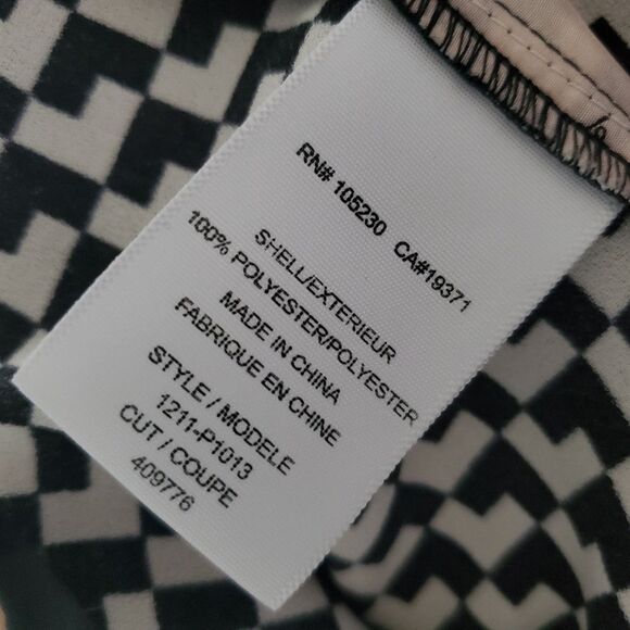 Joie Rosmira Black and White Houndstooth Design Ankle Trousers Size 4 - Picture 5 of 6